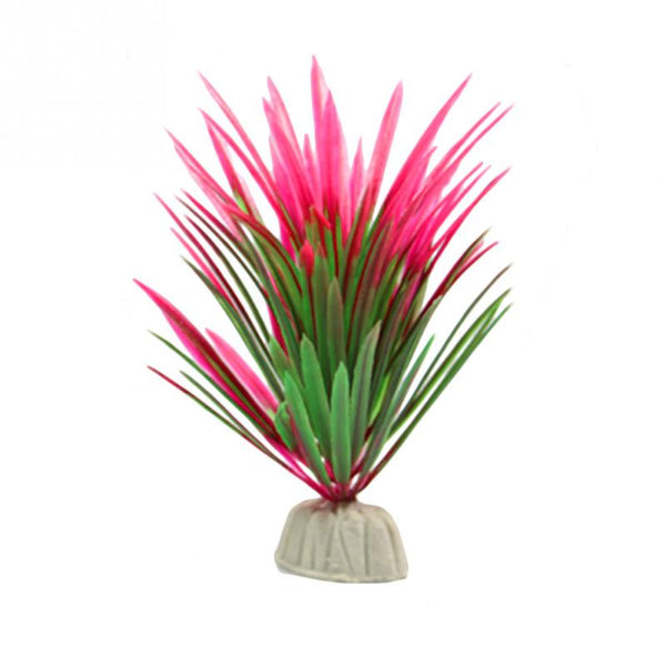 Green plants made of artificial plastic