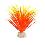 Green plants made of artificial plastic