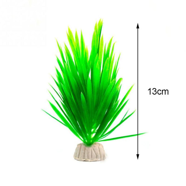 Green plants made of artificial plastic